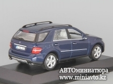Автоминиатюра модели - MERCEDES-BENZ M-Class (2005), blue metallic Minichamps