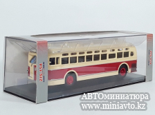 Автоминиатюра модели - Автобус городской ЗиС-154 жёлто-красный Classic Bus