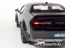 Автоминиатюра модели - Dodge Challenger SRT Hellcat Widebody  Matte Black 2018 1:24 CPM junior series