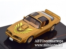 Автоминиатюра модели - Pontiac Firebird Trans Am 1978 golden 1:43 Ixo