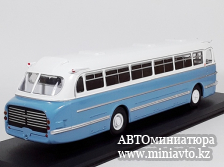 Автоминиатюра модели - Икарус-55, бело/синий ClassicBus