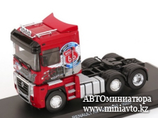Автоминиатюра модели - Renault AE Magnum Truck year 2009 red/decor 1:43 Hachette