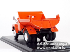 Автоминиатюра модели - ЗИЛ-ММЗ-555 самосвал оранжевый ранняя решётка радиатора SSM
