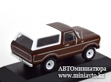 Автоминиатюра модели - Ford Bronco 1978 brownmetallic/white 1:43 Altaya - American Cars