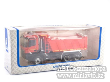 Автоминиатюра модели - KамАЗ-65952 самосвал красный 1:43 ПАО КАМАЗ
