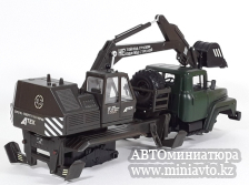 Автоминиатюра модели - Рама и кабина КрАЗ 260 с ЭО 4421 от КрАЗ 255Б 1:43 НАП