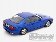 Автоминиатюра модели - BMW 850 CSI (E31)  1990 синий 1:18 Solido