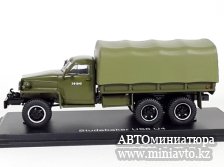 Автоминиатюра модели - Studebaker US6 U4 бортовой с тентом (с лебёдкой), хаки 1:43 SSM