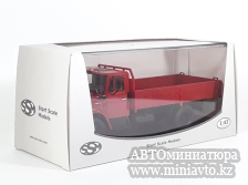 Автоминиатюра модели - ЗИЛ-4331 бортовой бордовый 1:43 SSM