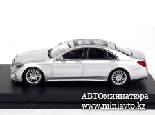 Автоминиатюра модели - Mercedes-Benz E65 AMG W222 Silver 1:64 MJ Model 