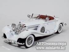 Автоминиатюра модели - Mercedes 500K Roadster  White 1:18 CPM junior series