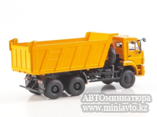 Автоминиатюра модели - KAMAЗ-6522 самосвал оранж (рестайлинг) 1:43 ПАО КАМАЗ
