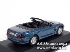 Автоминиатюра модели - MERCEDES-BENZ SL55, topaz blue Yat Ming