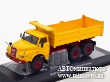 Автоминиатюра модели - M.A.N. Hauber DHAK 26.280 6x6 yellow/red Ixo trucks 