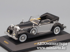 Автоминиатюра модели - Horch 853A Convertible 1938 black/silver 1:43 Ixo 