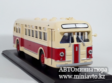 Автоминиатюра модели - Автобус городской ЗиС-154 жёлто-красный Classic Bus