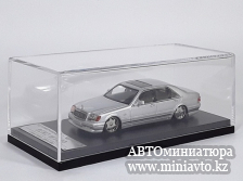 Автоминиатюра модели - Mercedes-Benz S600 W140 silver 1:64 Street Weapon
