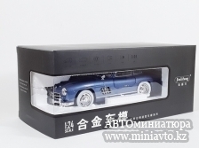 Автоминиатюра модели - Mercedes Benz 300SL синий металлик  1:24 CPM junior series