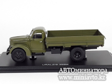 Автоминиатюра модели - УРАЛ/ЗИС-355М бортовой хаки 1:43 SSM