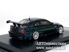 Автоминиатюра модели - BMW M3 GTR E46  Green 1:64 MJ Model