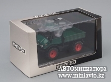 Автоминиатюра модели - MERCEDES-BENZ Unimog 406 4х4 1977 Dark Green White Box