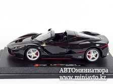 Автоминиатюра модели - Ferrari LaFerrari Aperta black 1:24 Bburago
