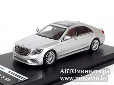 Автоминиатюра модели - Mercedes-Benz E65 AMG W222 Silver 1:64 MJ Model 