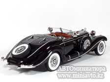 Автоминиатюра модели - Mercedes 500K Roadster black 1:18 CPM junior series