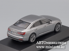 Автоминиатюра модели - Audi A6 Limousine - 2018 (grey) i-Scale