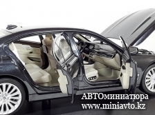 Автоминиатюра модели - BMW 750li DARK Grey 1:18 i-Scale