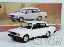 Автоминиатюра модели - LADA 2105 white 1:64 Perka