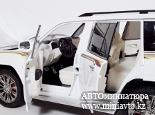 Автоминиатюра модели - Toyota LAND CRUISER 300 White 1:18 CPM junior series