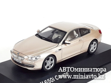Автоминиатюра модели - BMW 650i Coupe F13 (2011), gold metallic 1:43 Jadi