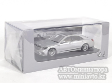 Автоминиатюра модели - Mercedes-Benz E65 AMG W222 Silver 1:64 MJ Model 
