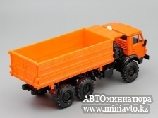 Автоминиатюра модели - КамАЗ  55105 сельхоз, оранжевый Элекон