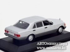 Автоминиатюра модели - Mercedes 560 SEL (W126), silver, 1990 Minichamps