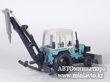 Автоминиатюра модели - Пневмомолот+бульдозер на базе МТЗ-82 (металл),Компаньон ,Сделано в СССР