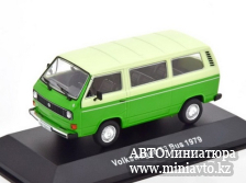 Автоминиатюра модели - VW T3 1979  Green/white  1:43 Altaya
