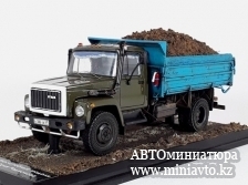 Автоминиатюра модели - ГАЗ 3309 самосвал "Перевозка чернозёма"Работы мастера Юрия Родионова