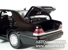 Автоминиатюра модели - Mercedes-Benz S600 V12 W140 (Black) 1:18 Mission Model