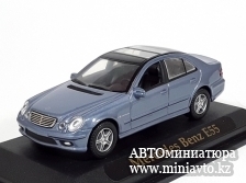 Автоминиатюра модели - MERCEDES-BENZ E55 tealite blue Yat Ming