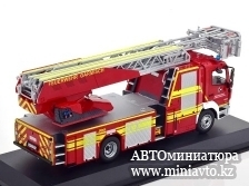 Автоминиатюра модели - Mercedes Atego DLK 23/12 fire engine Garmisch Ixo 