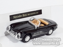 Автоминиатюра модели - Mercedes-Benz 300SL Roadster (1957), black New Ray