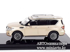 Автоминиатюра модели - NISSAN PATROL Y62  LHD Gold 1:64 GCD