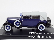 Автоминиатюра модели - SKODA 860 1932 blue/grey 1:43 Abrex