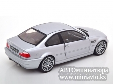 Автоминиатюра модели - BMW M3 E46 CSL 2003 lightgrey-metallic  1:18 Solido