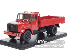 Автоминиатюра модели - ЗИЛ-4331 бортовой бордовый 1:43 SSM