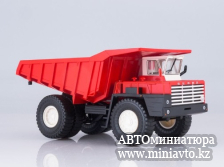 Автоминиатюра модели - БЕЛАЗ-548 красно-белый 1:43 Наш Автопром