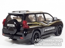Автоминиатюра модели - Toyota Land Cruiser PRADO 150 "PROAD" black 1:18 CPM junior series