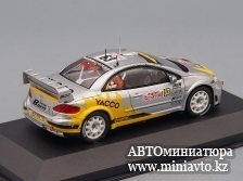 Автоминиатюра модели - PEUGEOT 307 WRC 63 O.Burri-C.Hofmann Rally Monte Carlo 2006, silver IXO